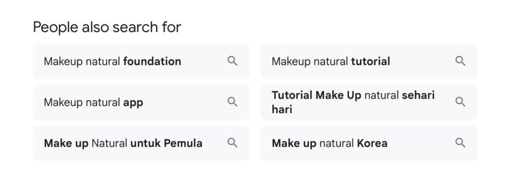 screenshot google related search